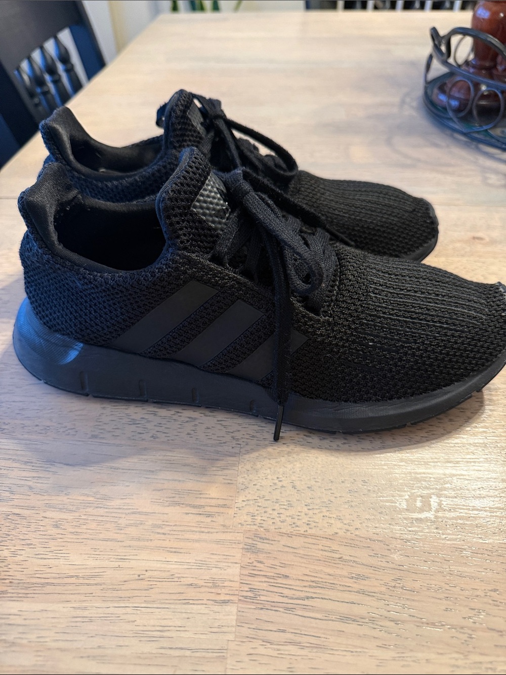adidas Black Knit Lifestyle Sneakers